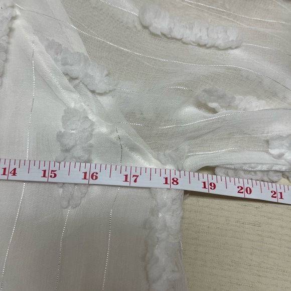 H:DDEN Label M white textured Swiss dot mini dress - Picture 4 of 9